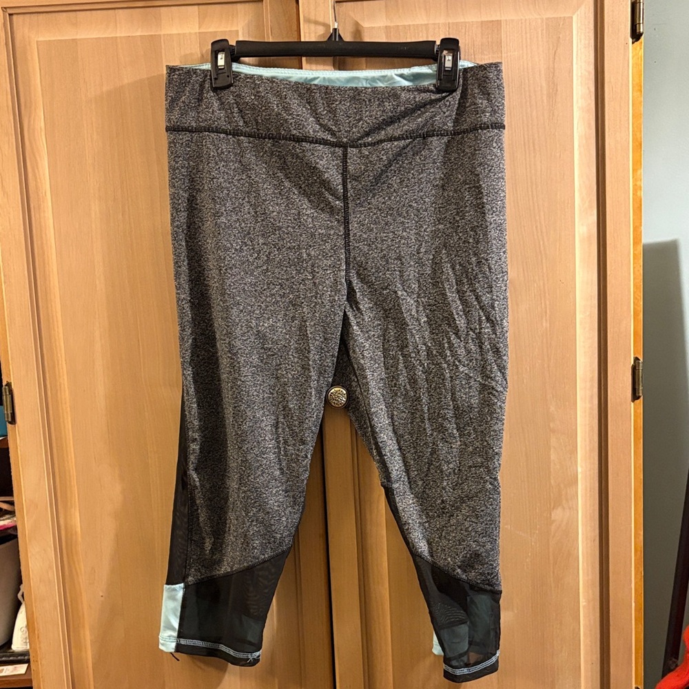 Shosho Gray and Black Capris